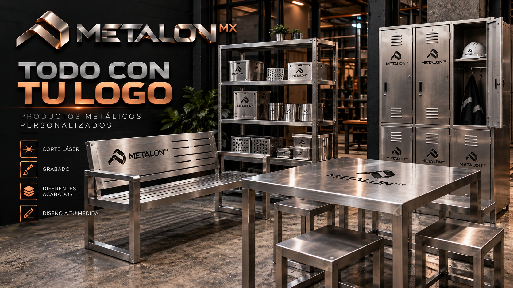 Productos metálicos personalizados METALON MX